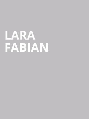 Lara Fabian at Eventim Hammersmith Apollo